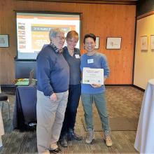 Jey Saung receives 2018 Marie Doman Award for Excellence in Teaching
