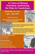 Hijas de Cuauhtémoc Event Flyer