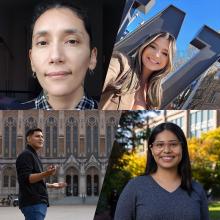 Portraits of first generation UW students and alumni