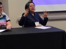 GWSS Lecturer, Regina Yung Lee, at NWSA Annual Conference